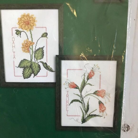 Bucilla Donna Dewberry 43386 floral counted cross stitch New - Picture 2 of 4